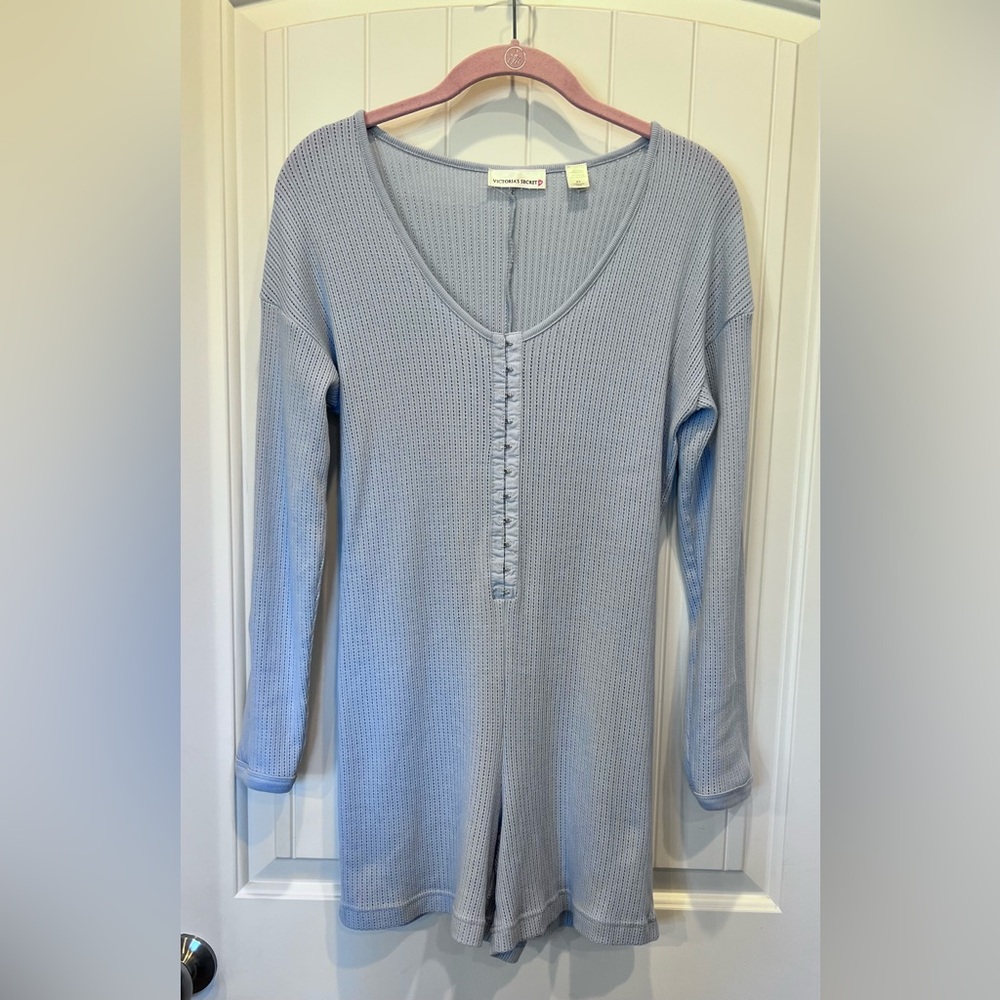 Victoria's Secret PJ Romper with hook & eye closure’s cotton blend Vintage - Picture 5 of 9